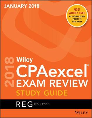 Cover of Wiley CPAexcel Exam Review January 2018 Study Guide