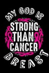 Book cover for My God is Strong Than Cancer Breast