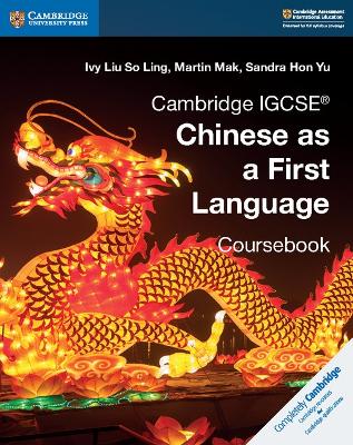 Book cover for Cambridge IGCSE® Chinese as a First Language Coursebook