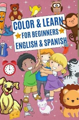 Cover of Color & Learn for Beginners English & Spanish