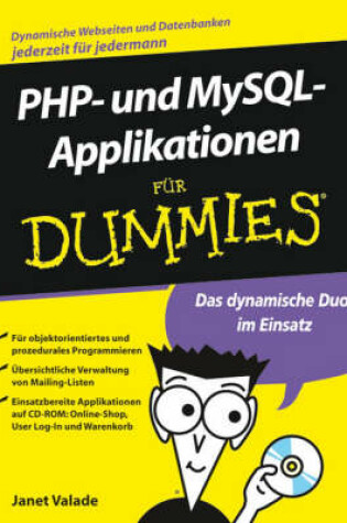 Cover of Applikationen Mit PHP Und MySQL Fur Dummies