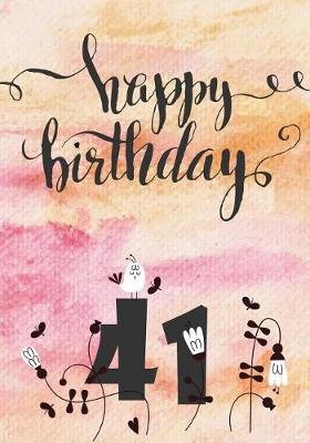 Book cover for Happy Birthday 41