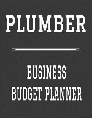 Book cover for Plumber Business Budget Planner