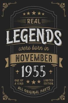 Book cover for Real Legends were born in November 1955