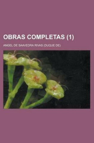 Cover of Obras Completas Volume 1