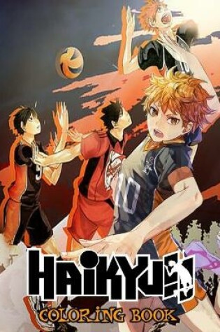 Cover of Haikyuu coloring book