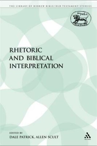 Cover of Rhetoric and Biblical Interpretation