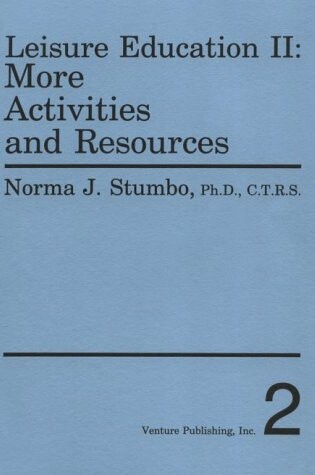 Cover of Leisure Education