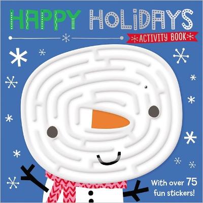 Book cover for Maze Activity Books Happy Holidays