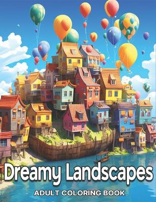 Book cover for Dreamy Landscapes Coloring Book for Adults