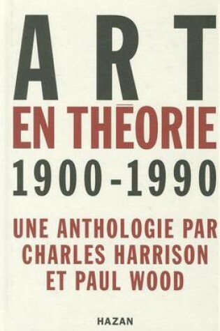 Cover of Art En Theorie 1900-1990