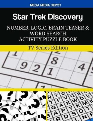 Book cover for Star Trek Discovery Number, Logic, Brain Teaser and Word Search Activity