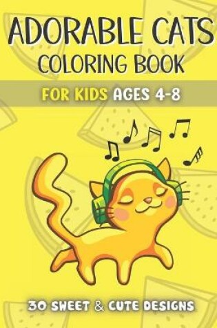 Cover of Cats Coloring Book For Kids