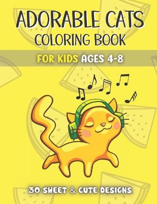 Book cover for Cats Coloring Book For Kids