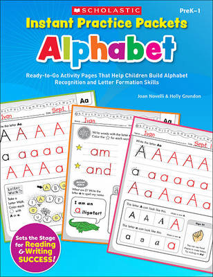 Book cover for Instant Practice Packets: Alphabet, PreK-1