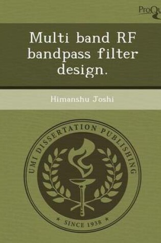 Cover of Multi Band RF Bandpass Filter Design