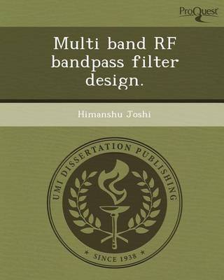 Book cover for Multi Band RF Bandpass Filter Design