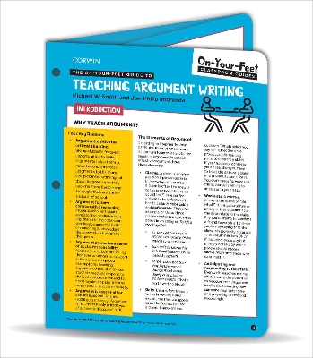 Book cover for The On-Your-Feet Guide to Teaching Argument Writing