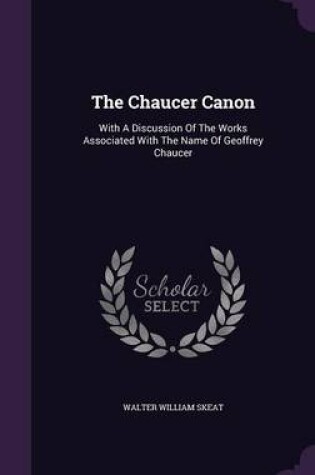 Cover of The Chaucer Canon