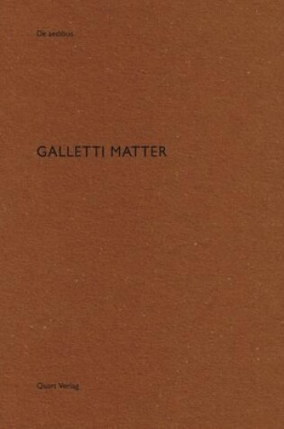 Cover of Galletti Matter