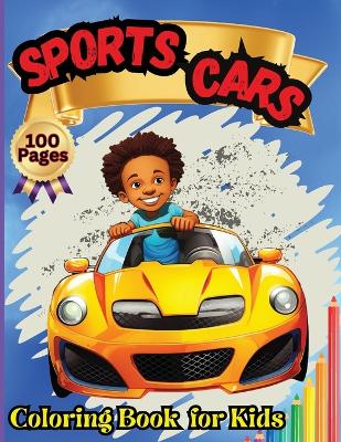 Book cover for Sports Cars Coloring Book for Kids