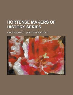 Book cover for Hortense Makers of History Series