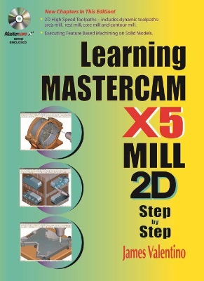 Book cover for Learning Mastercam X5 Mill 2D Step-by-Step