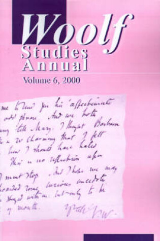 Cover of Woolf Studies Annual