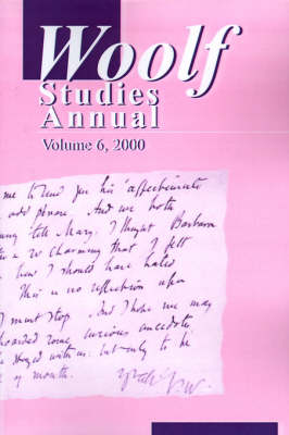 Cover of Woolf Studies Annual