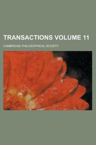 Cover of Transactions Volume 11