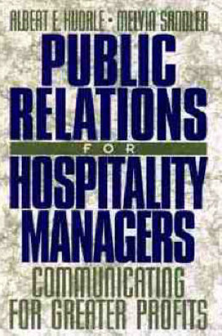 Cover of Public Relations for Hospitality Managers