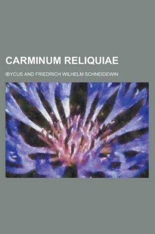 Cover of Carminum Reliquiae