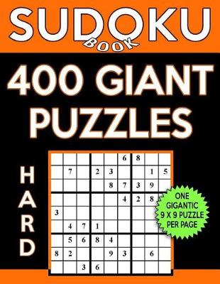 Cover of Sudoku Book 400 Hard Giant Puzzles