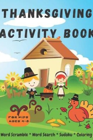 Cover of Thanksgiving Activity Book For Kids