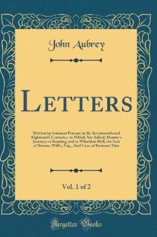 Cover of Letters, Vol. 1 of 2