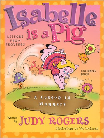 Book cover for Isabelle is A Pig Coloring Book