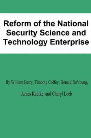 Cover of Reform of the National Security Science and Technology Enterprise