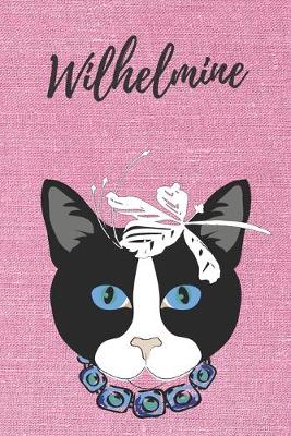 Book cover for personalisiertes Notizbuch Katze / Malbuch / Tagebuch / Journal / DIN A5 / Geschenk Wilhelmine