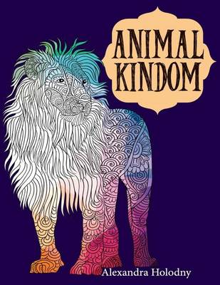 Book cover for Animal Kingdom Coloring Book