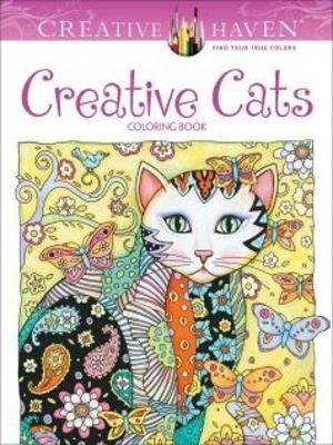 Book cover for Creative Haven Creative Cats Coloring Book