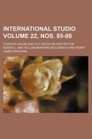 Cover of International Studio Volume 22, Nos. 85-88