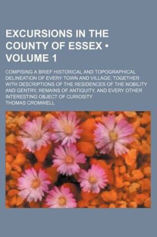 Cover of Excursions in the County of Essex (Volume 1); Compising a Brief Historical and Topographical Delineation of Every Town and Village Together with Descriptions of the Residences of the Nobility and Gentry, Remains of Antiquity, and Every Other Interesting O