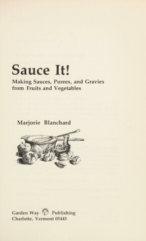 Book cover for Sauce it!