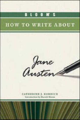 Cover of Bloom's How to Write About Jane Austen