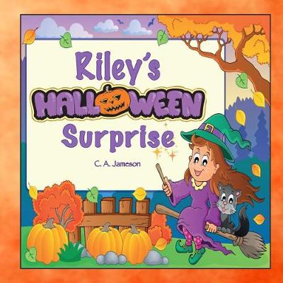 Book cover for Riley's Halloween Surprise (Personalized Books for Children)