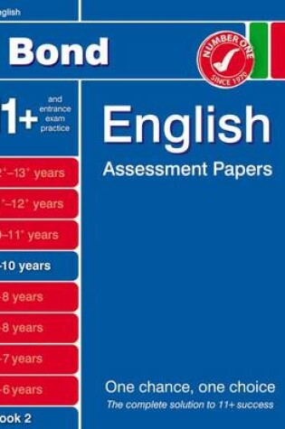 Cover of Bond English Assessment Papers 9-10 Years Book 2