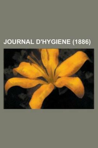 Cover of Journal D'Hygiene (1886 )