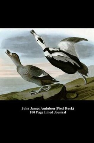 Cover of John James Audubon (Pied Duck) 100 Page Lined Journal