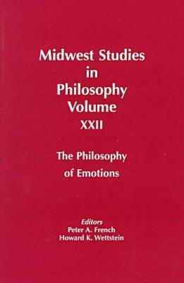 Cover of Philosophy of Emotions