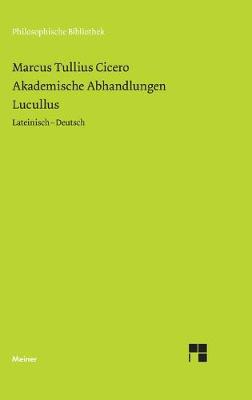 Book cover for Akademische Abhandlungen. Lucullus